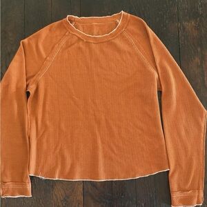 Shein Women’s Orange Sweater-Shirt